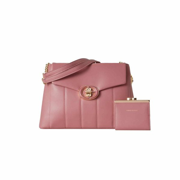 Borsa Chrisbella - MATELASSÉ SHOULDER BAG