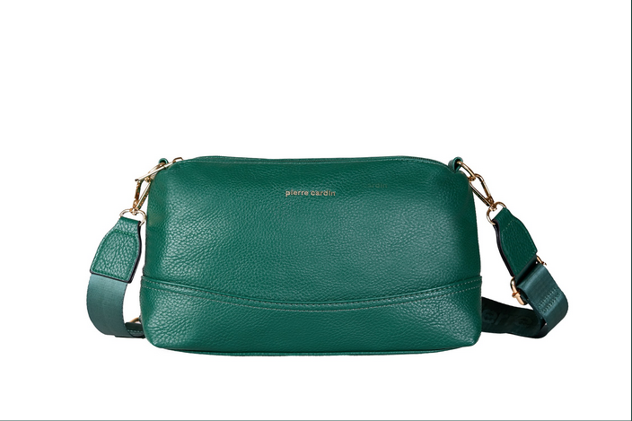 BORSA A TRACOLLA DOPPIA ZIP PIERRE CARDIN