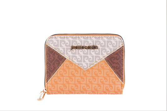 PORTAFOGLIO CON CHIUSURA A ZIP IN ECOPELLE PIERRE CARDIN