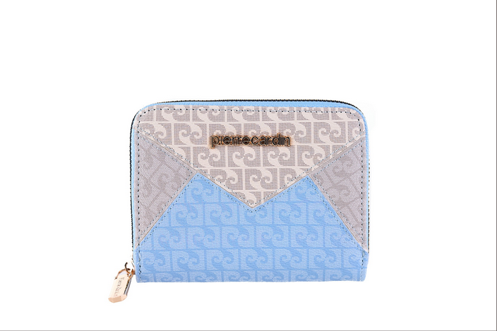 PORTAFOGLIO CON CHIUSURA A ZIP IN ECOPELLE PIERRE CARDIN