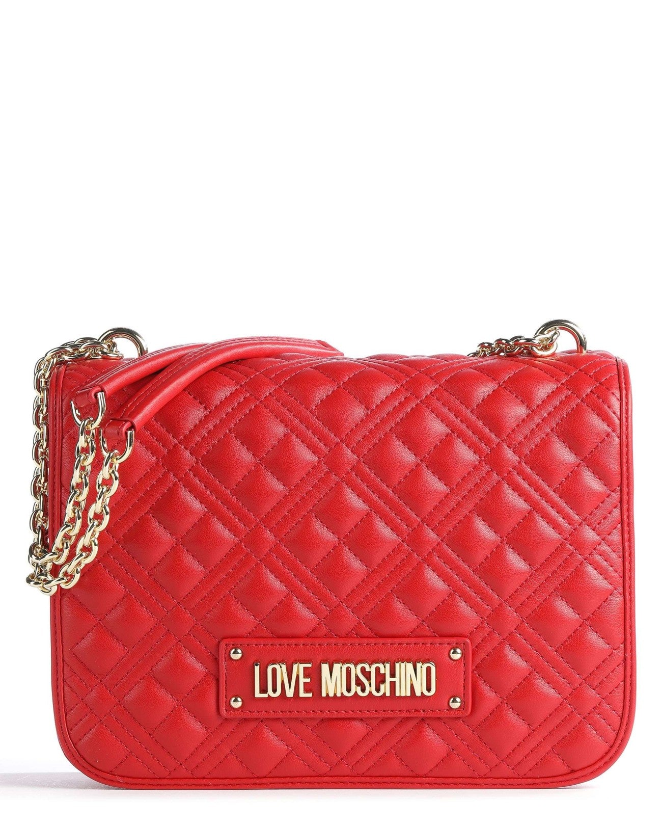 Borsa a spalla Shiny Quilted