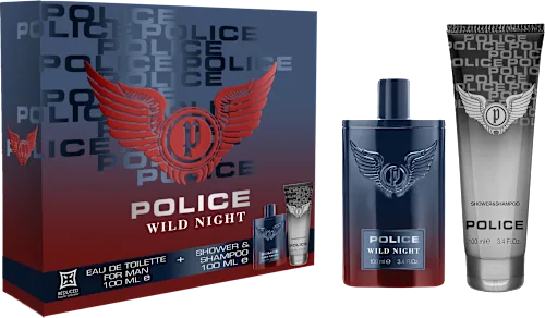 POLICE Set regalo WIld Night Uomo
