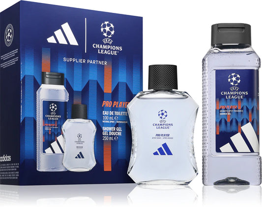 adidas champions league 50 ml + shower gel